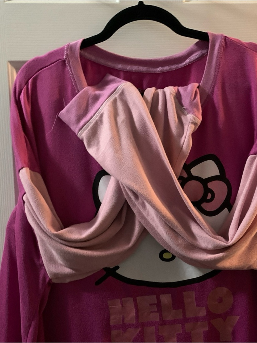 HELLO KITTY pajama set women 3X long Sleeve/leg - Picture 3 of 12